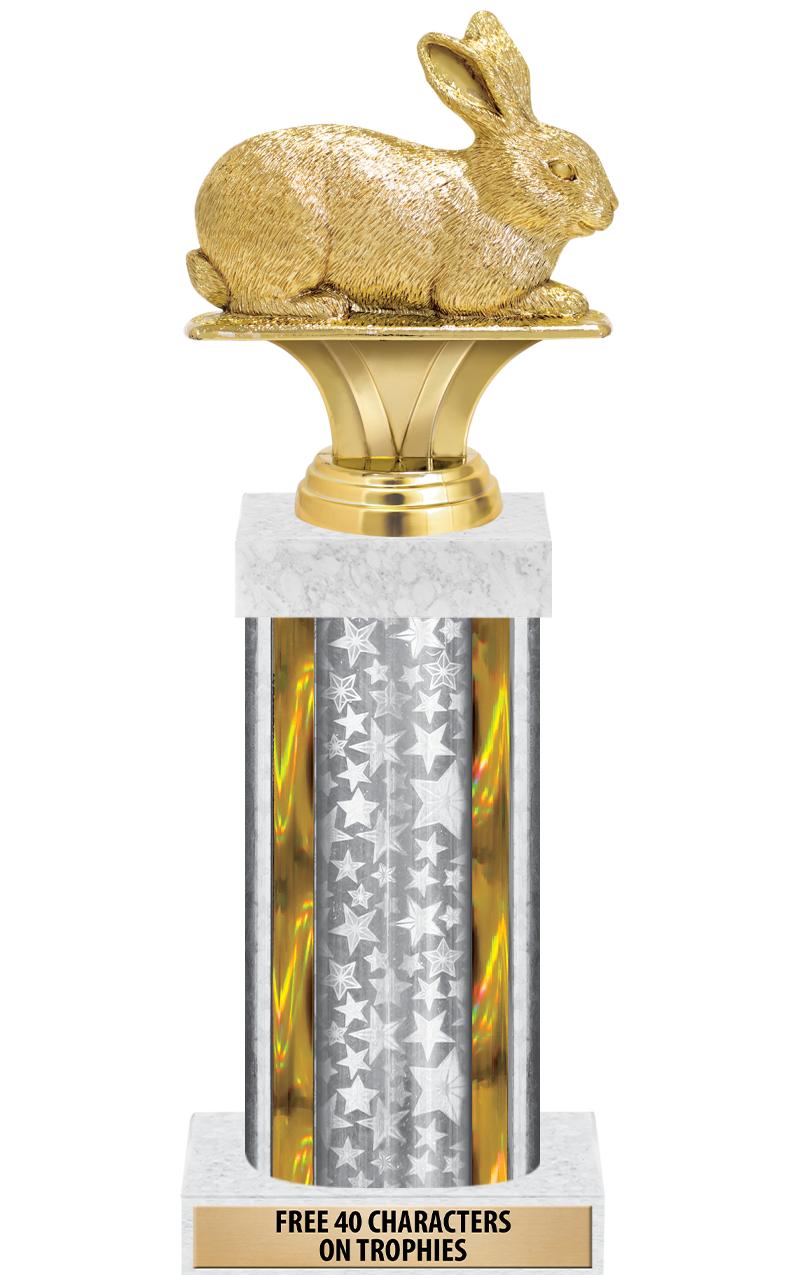 14"SLV/GD-STARS-GD FIG/SQUARE