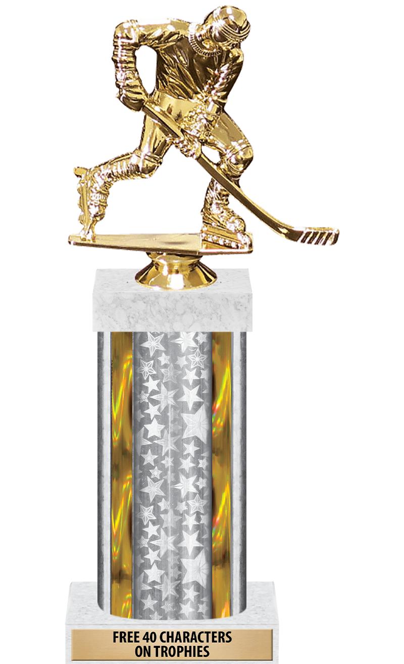 14"SLV/GD-STARS-GD FIG/SQUARE