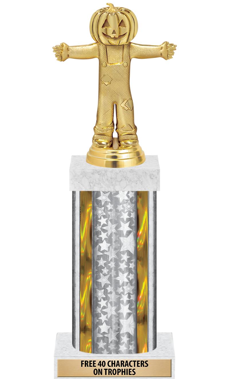 14"SLV/GD-STARS-GD FIG/SQUARE