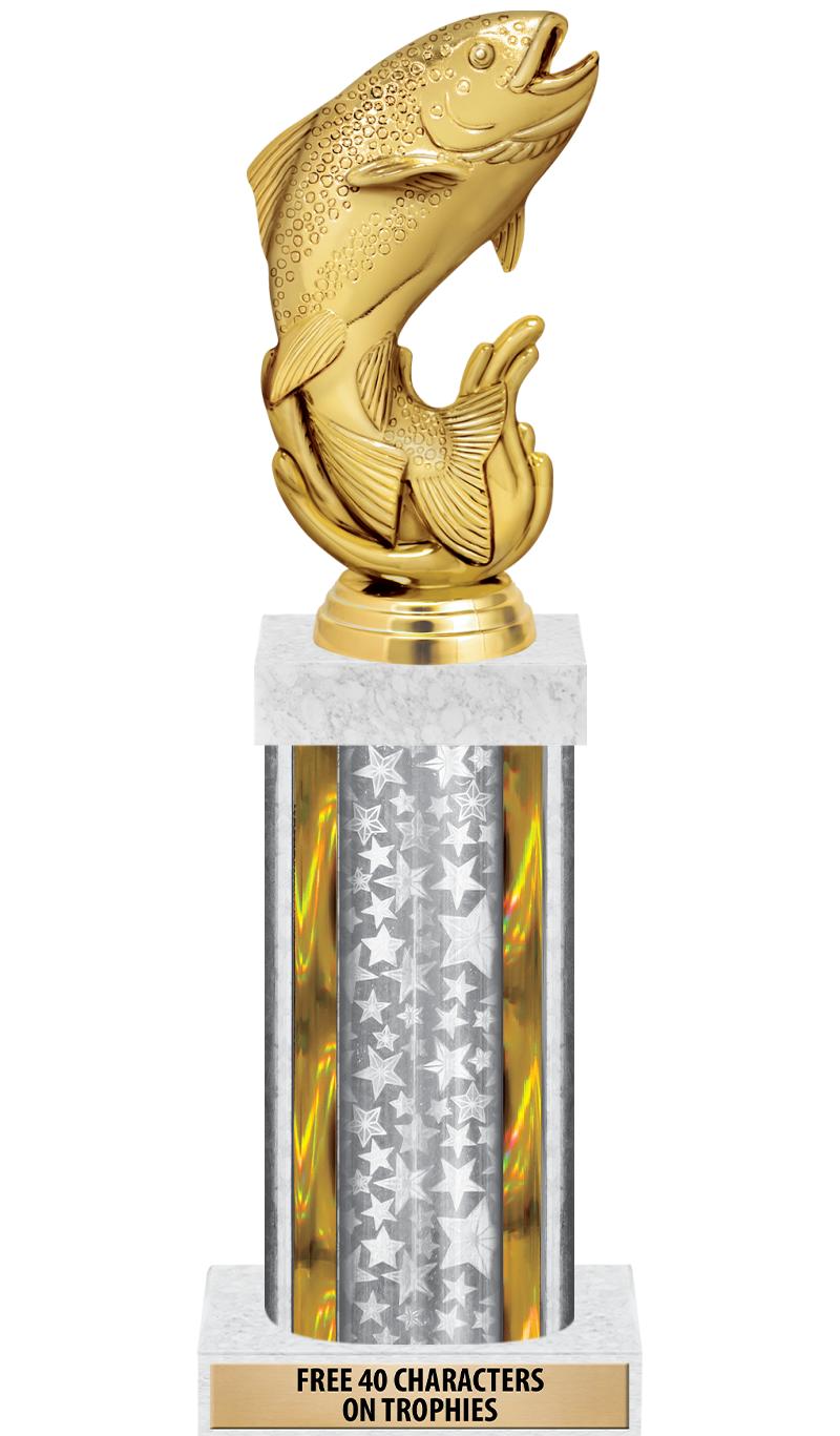 14"SLV/GD-STARS-GD FIG/SQUARE