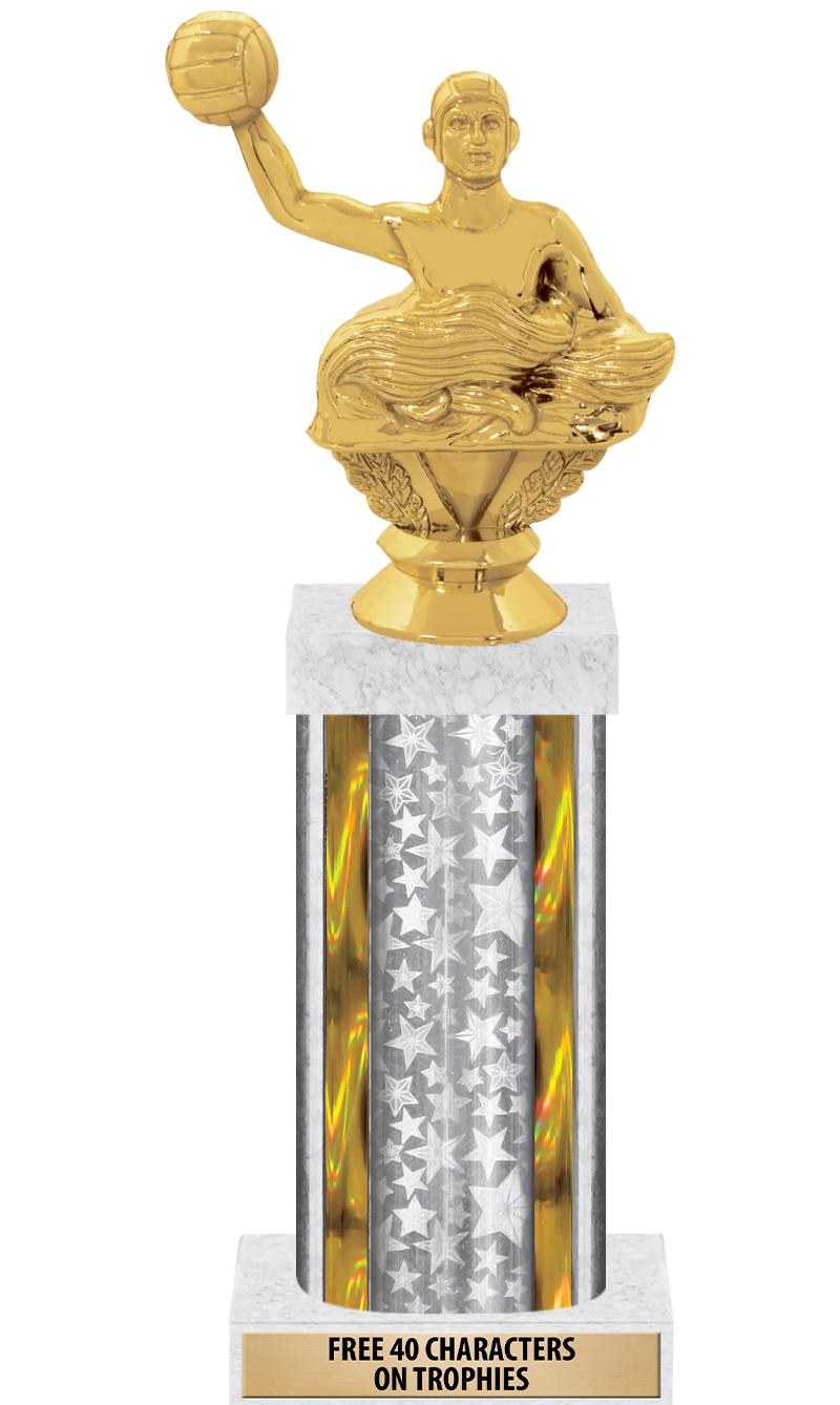 14"SLV/GD-STARS-GD FIG/SQUARE