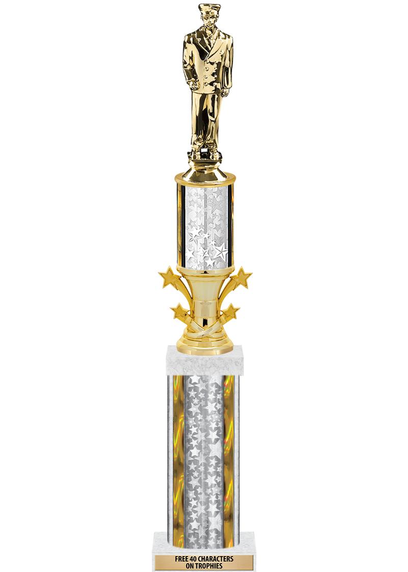 20"SLV/G-STRS-STARBL DX ROCKT