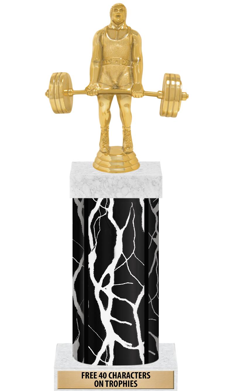 14" BLACKLIGHTNG-GD FIG/SQUARE