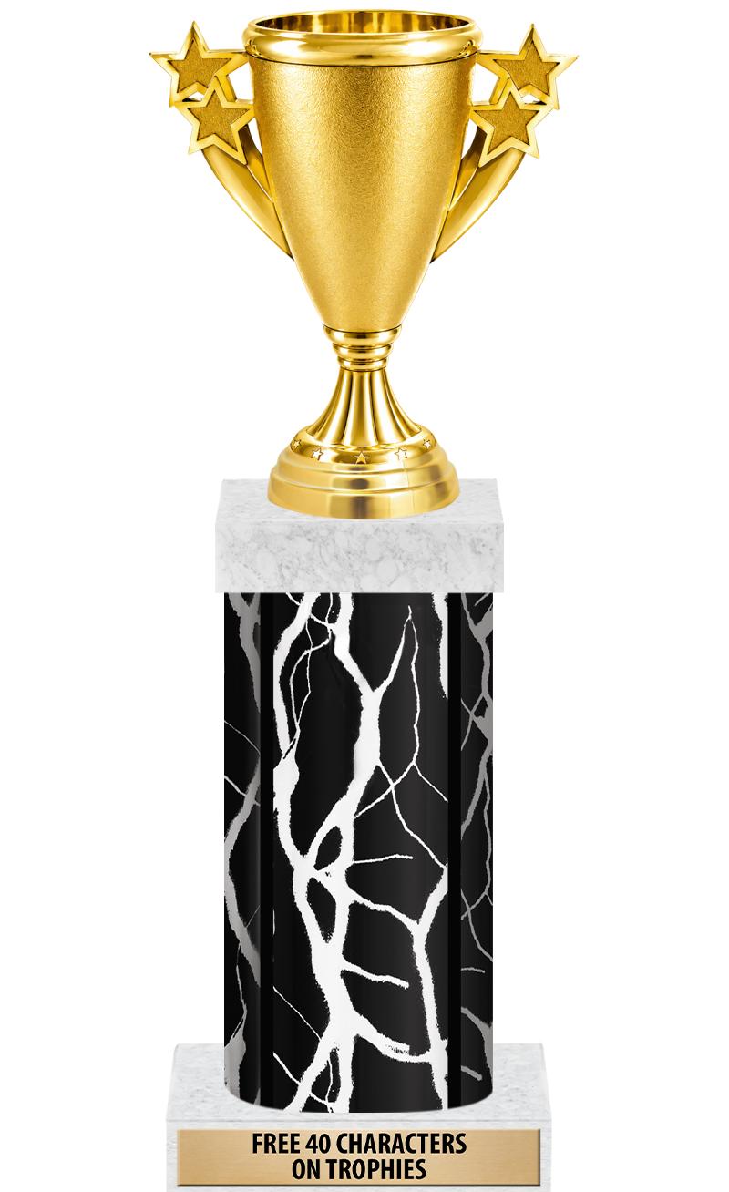 14" BLACKLIGHTNG-GD FIG/SQUARE