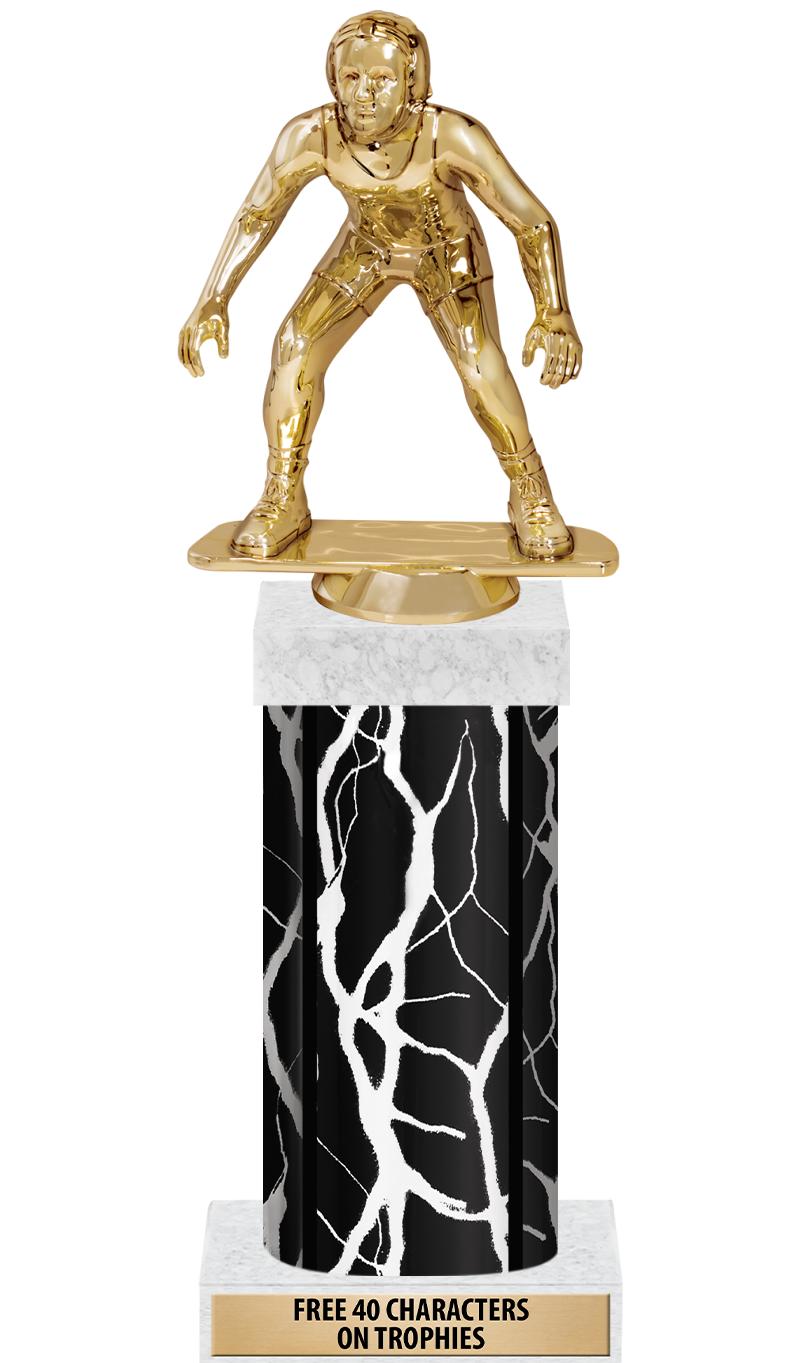 14" BLACKLIGHTNG-GD FIG/SQUARE