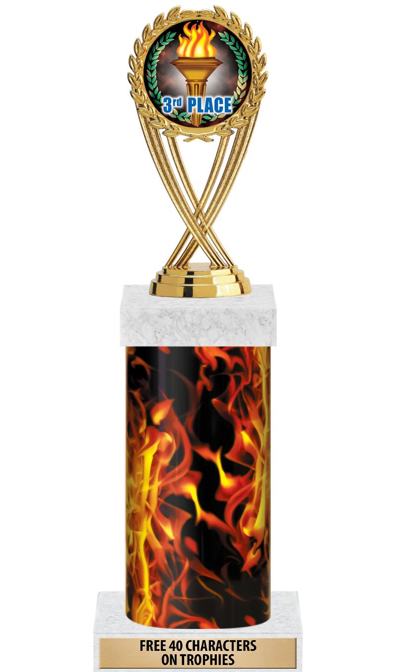 14" INFERNO-GD FIG/SQUARE