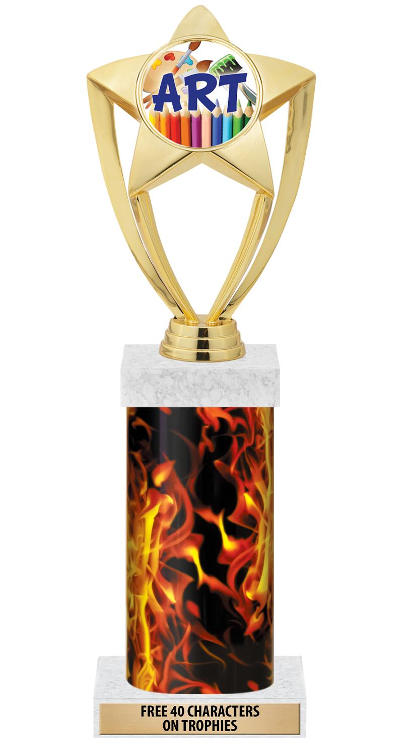 14" INFERNO-GD FIG/SQUARE