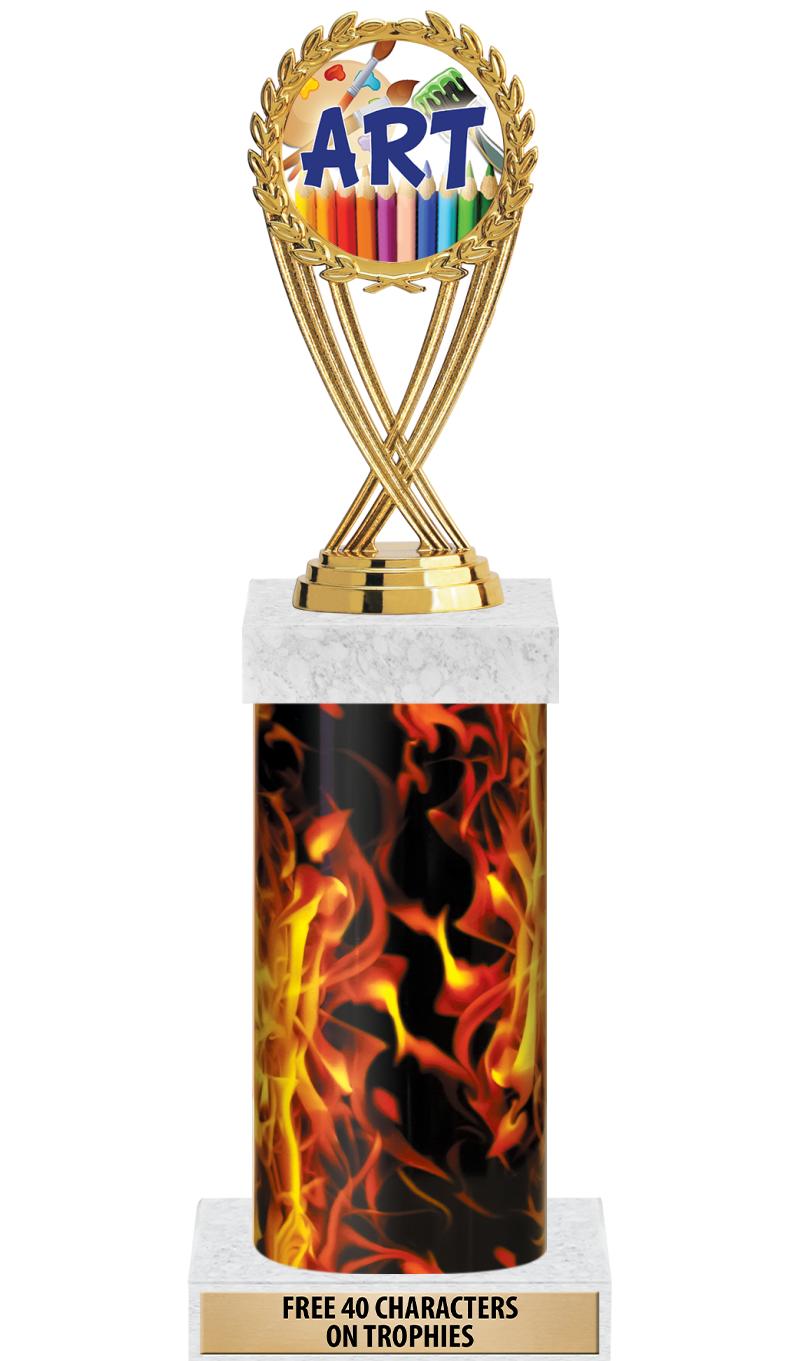 14" INFERNO-GD FIG/SQUARE