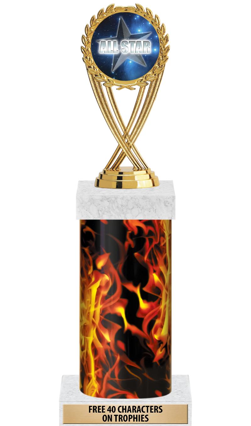 14" INFERNO-GD FIG/SQUARE