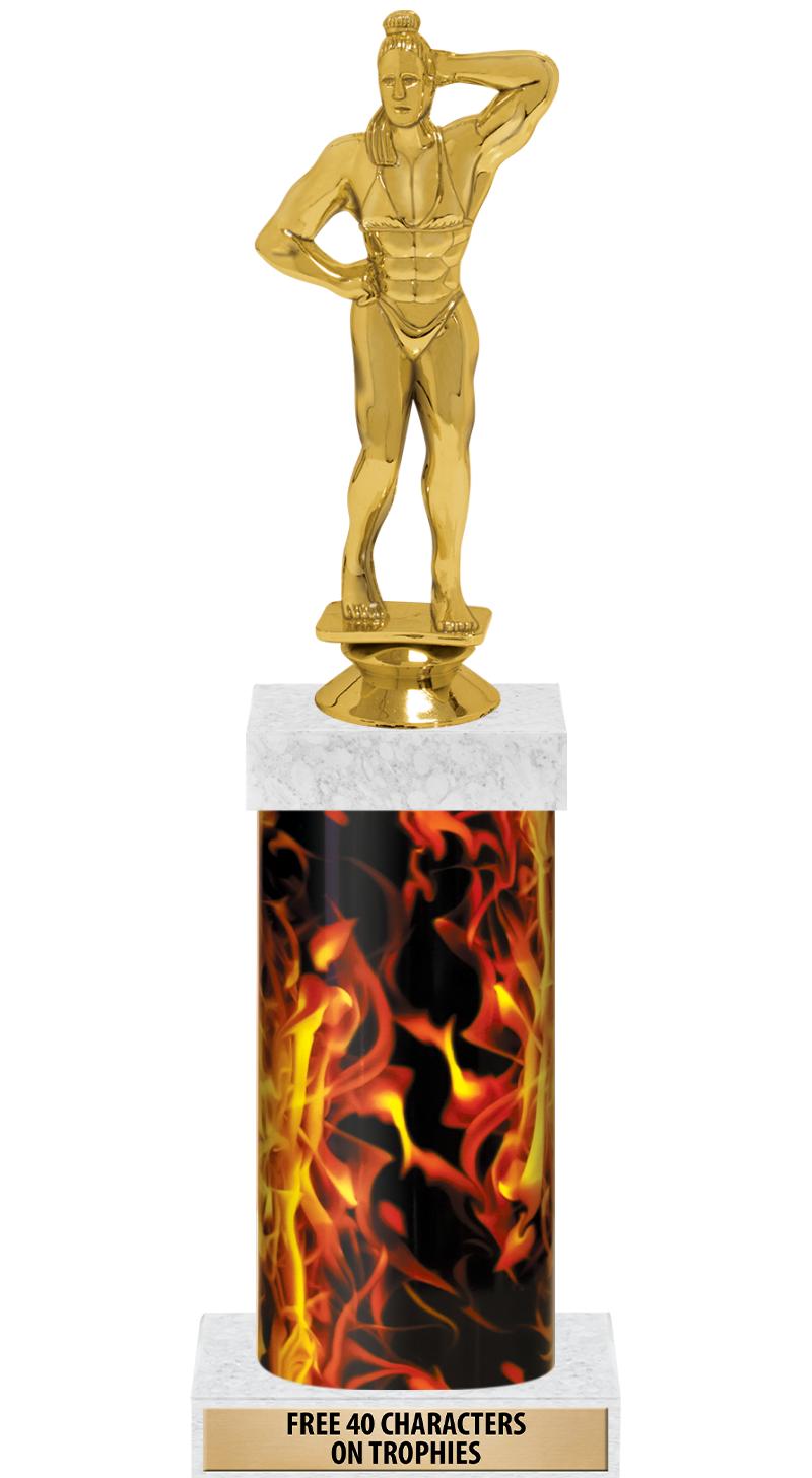 14" INFERNO-GD FIG/SQUARE