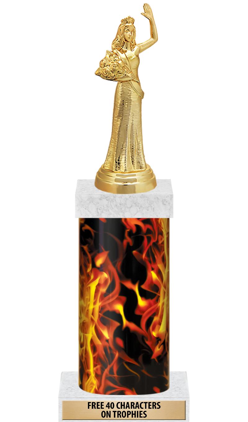 14" INFERNO-GD FIG/SQUARE