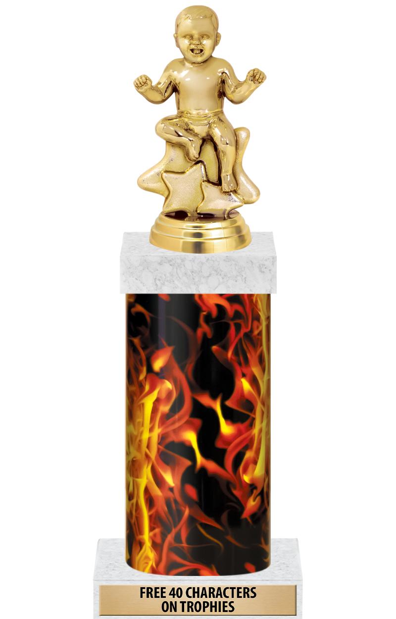 14" INFERNO-GD FIG/SQUARE