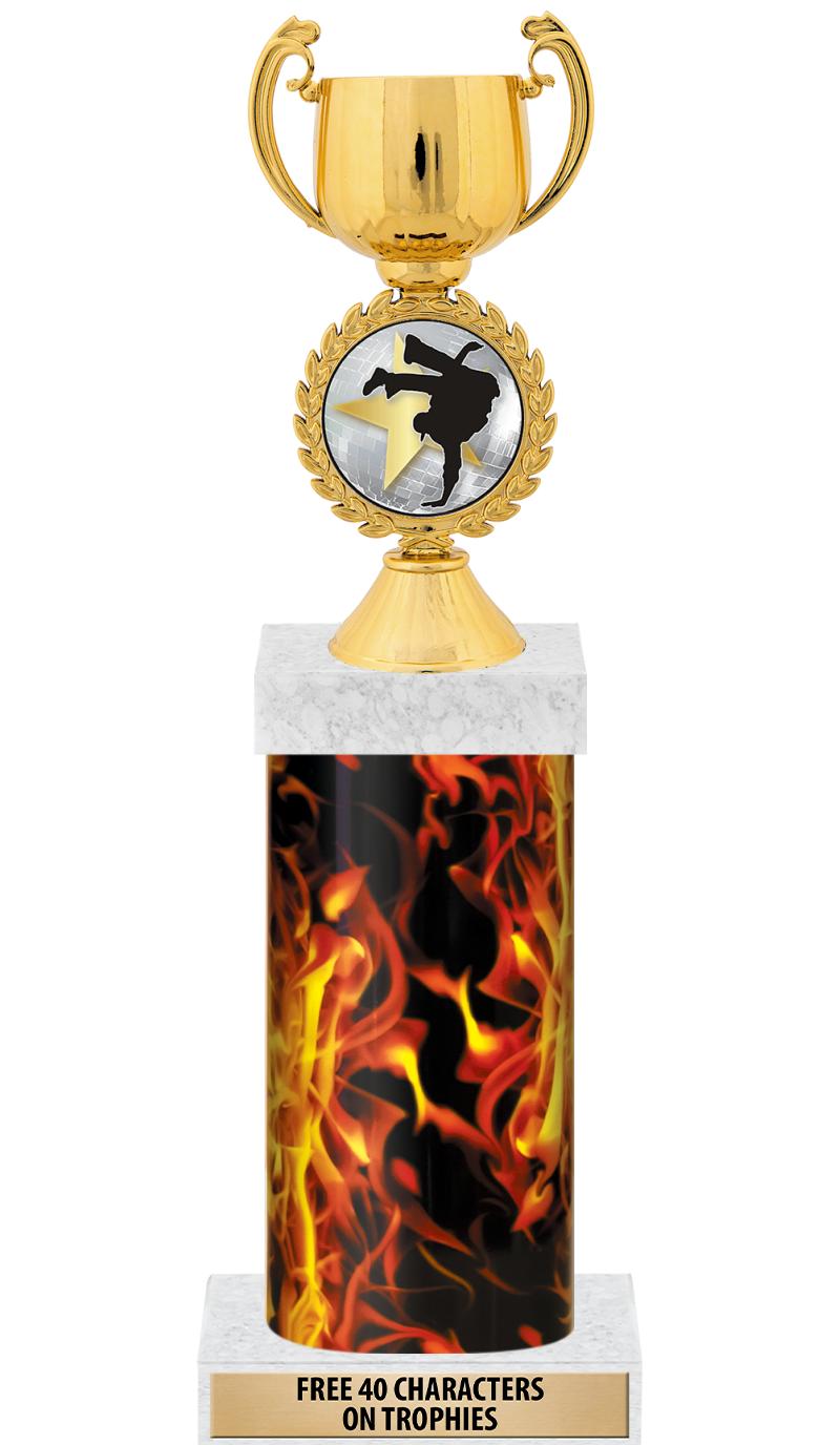 14" INFERNO-GD FIG/SQUARE