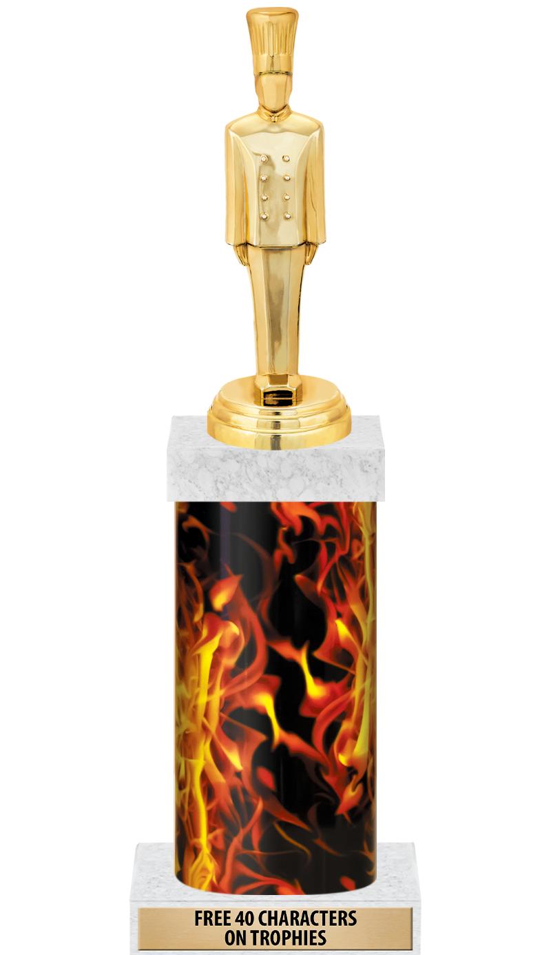 14" INFERNO-GD FIG/SQUARE