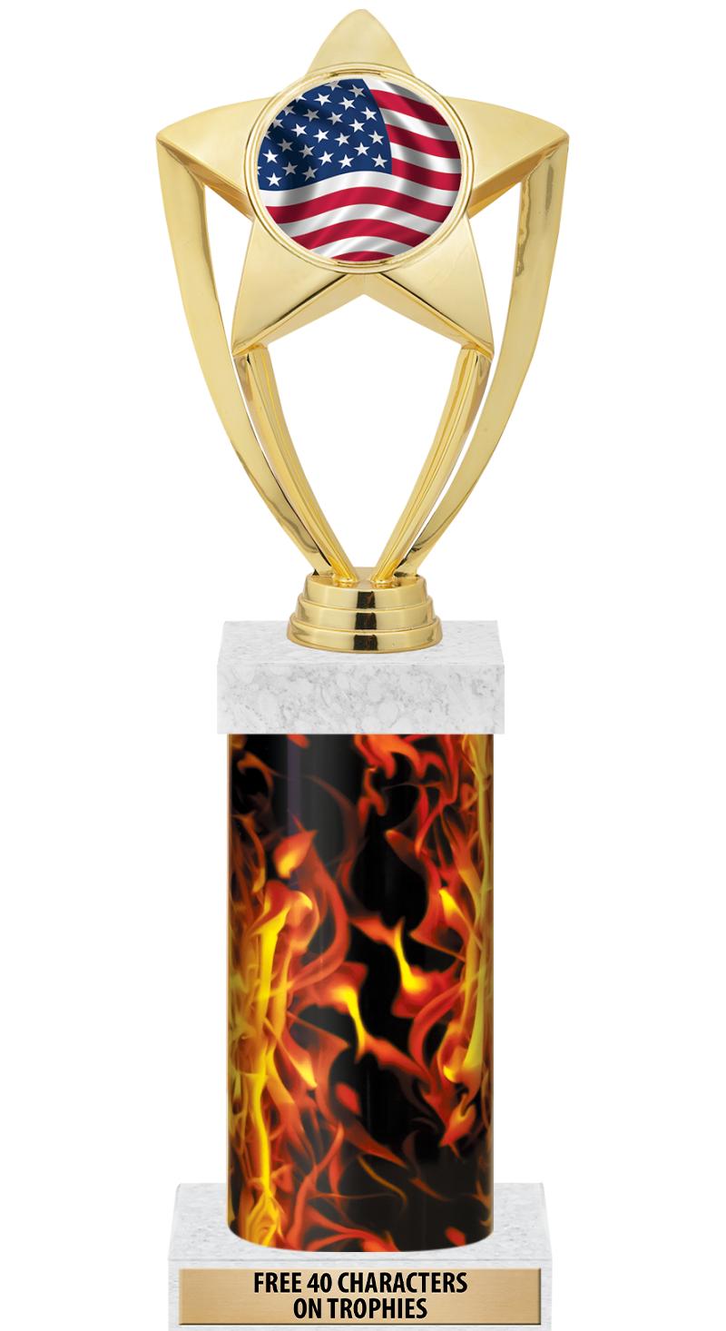 14" INFERNO-GD FIG/SQUARE