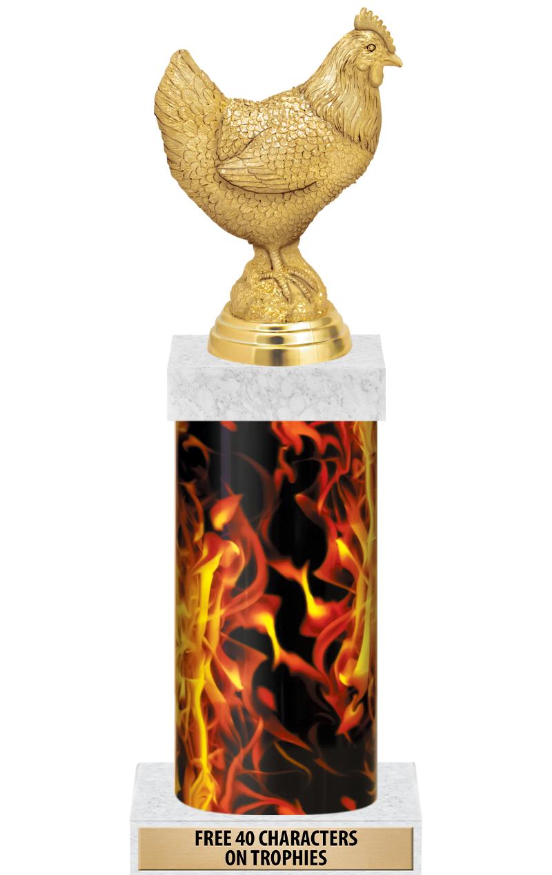 14" INFERNO-GD FIG/SQUARE