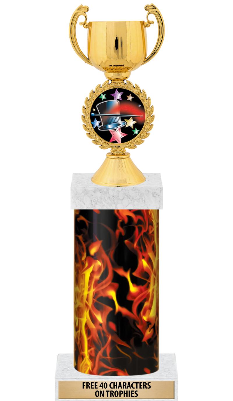 14" INFERNO-GD FIG/SQUARE