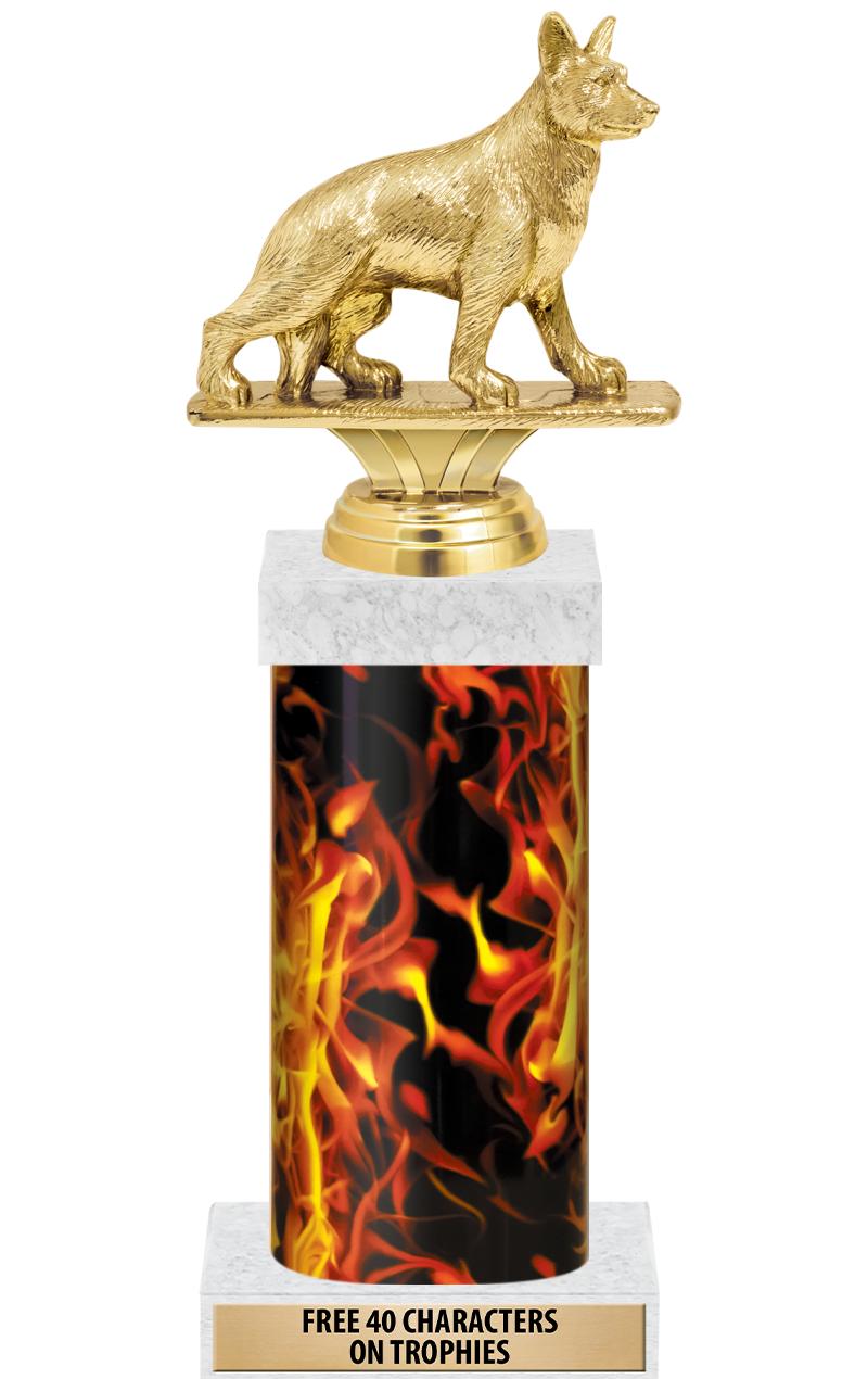 14" INFERNO-GD FIG/SQUARE