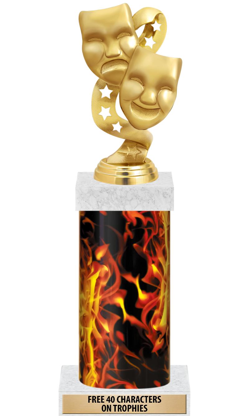 14" INFERNO-GD FIG/SQUARE