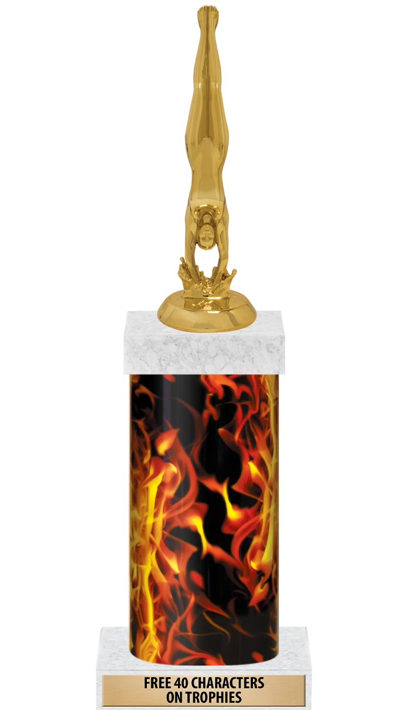 14" INFERNO-GD FIG/SQUARE