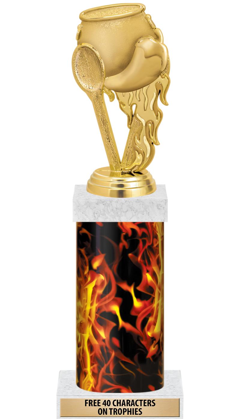 14" INFERNO-GD FIG/SQUARE