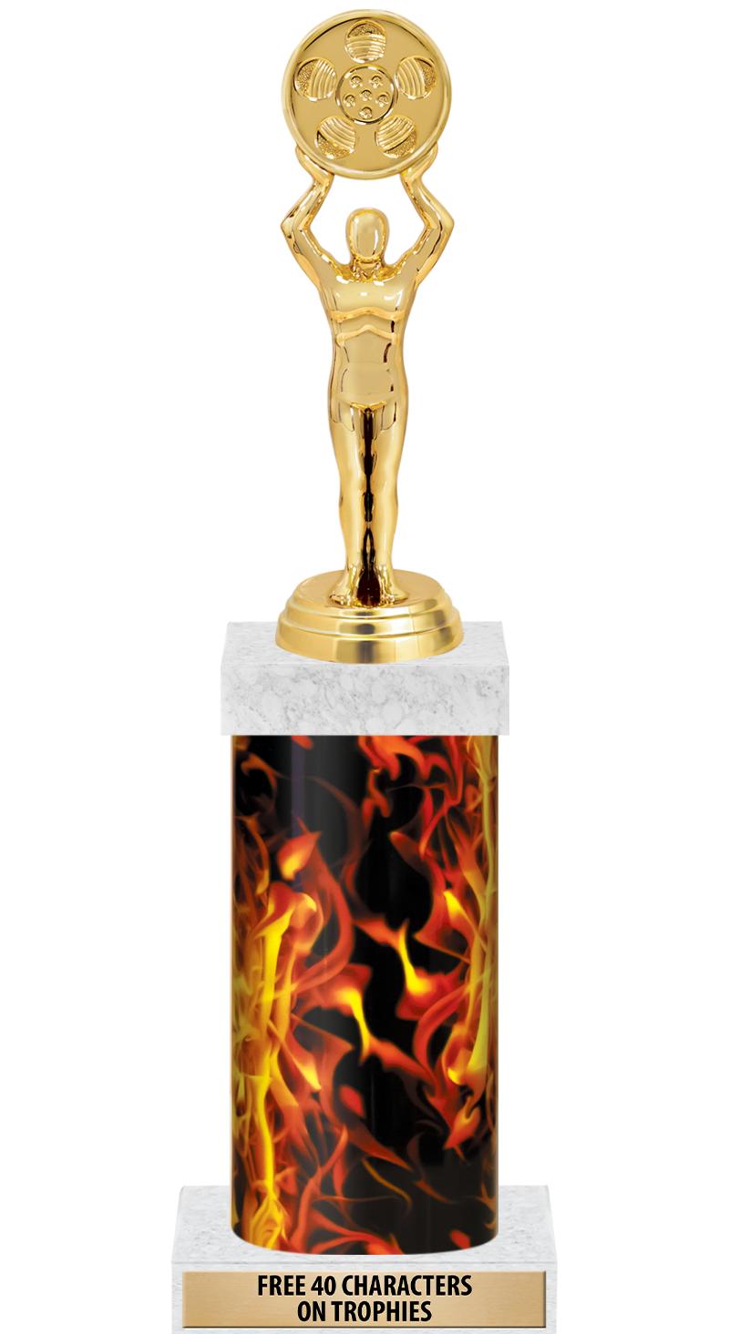 14" INFERNO-GD FIG/SQUARE