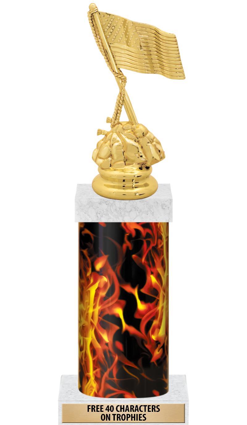 14" INFERNO-GD FIG/SQUARE