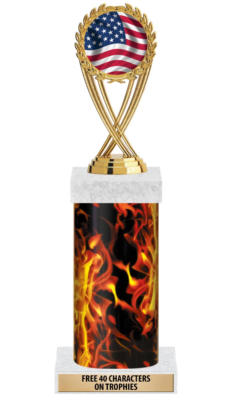14" INFERNO-GD FIG/SQUARE