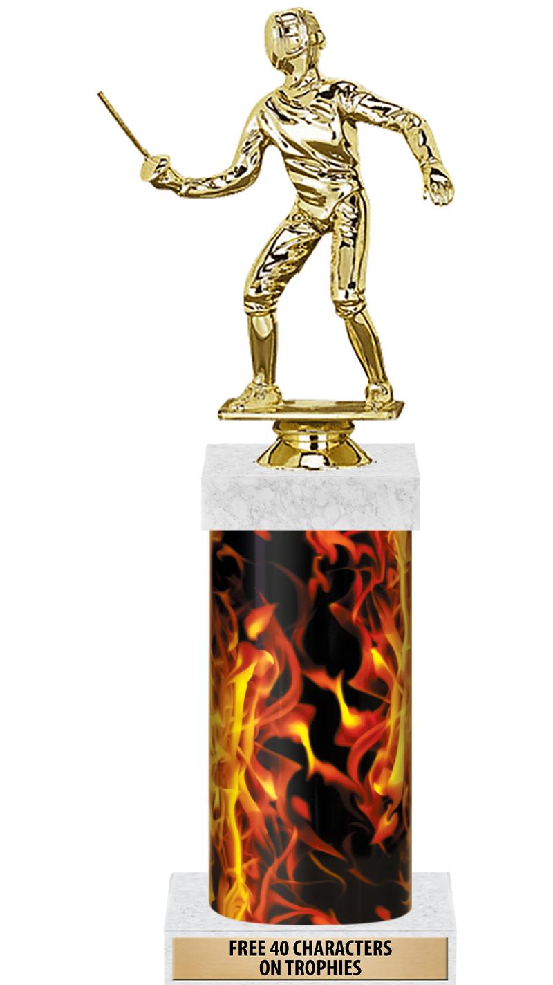 14" INFERNO-GD FIG/SQUARE