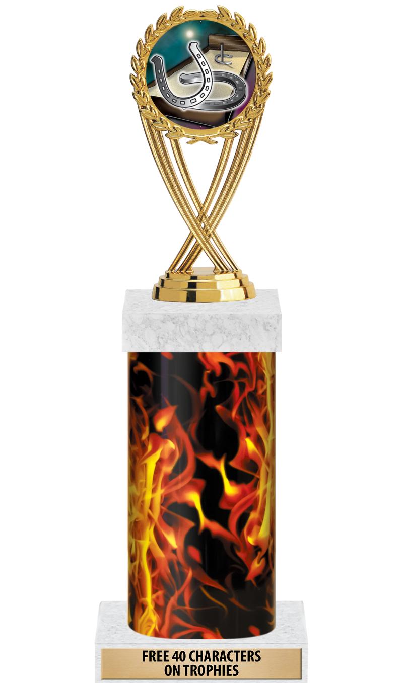 14" INFERNO-GD FIG/SQUARE