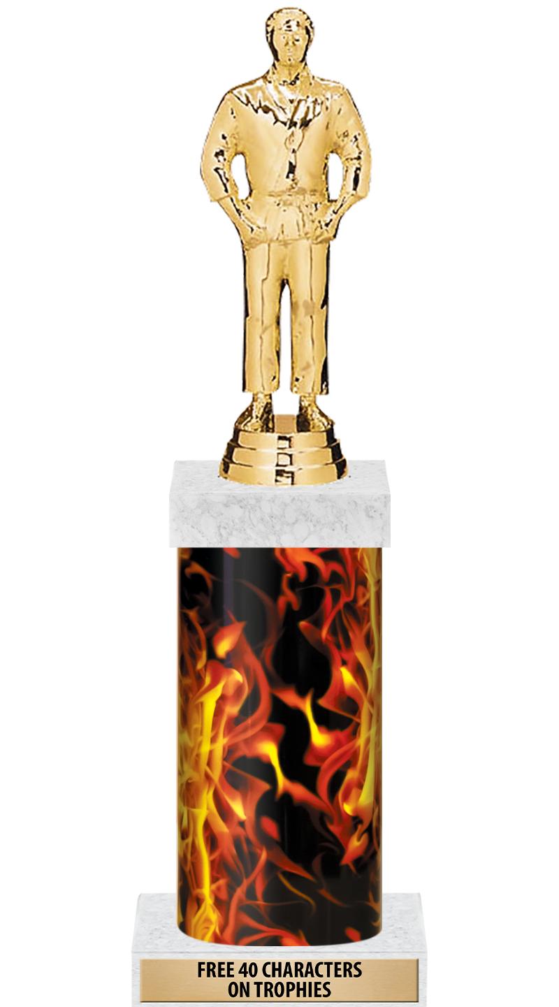 14" INFERNO-GD FIG/SQUARE