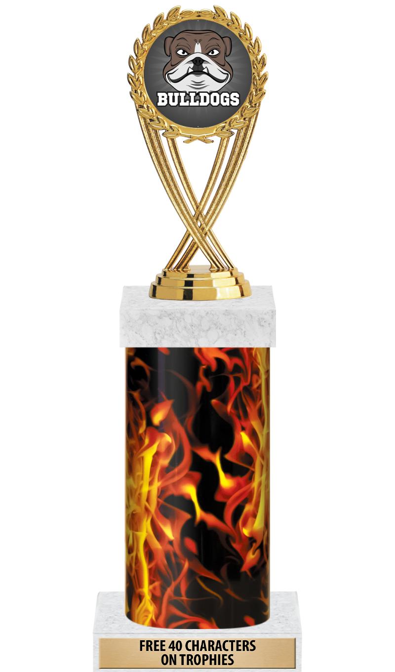 14" INFERNO-GD FIG/SQUARE