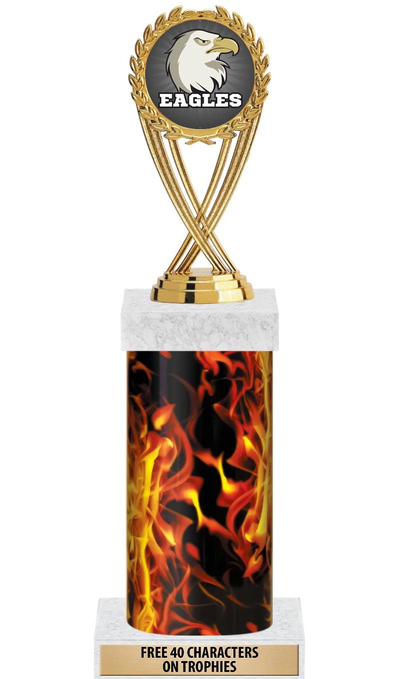 14" INFERNO-GD FIG/SQUARE