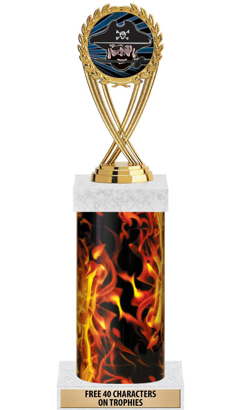 14" INFERNO-GD FIG/SQUARE