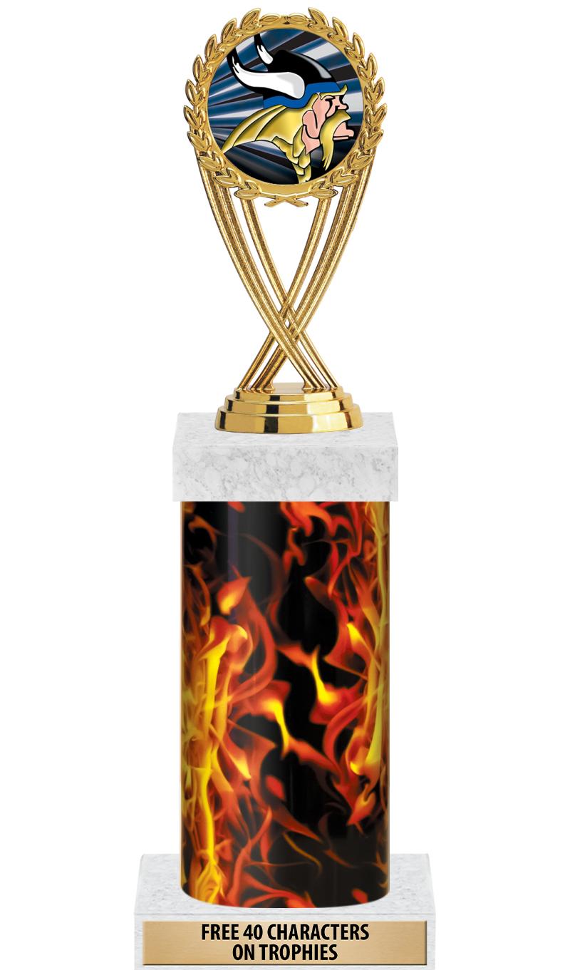 14" INFERNO-GD FIG/SQUARE