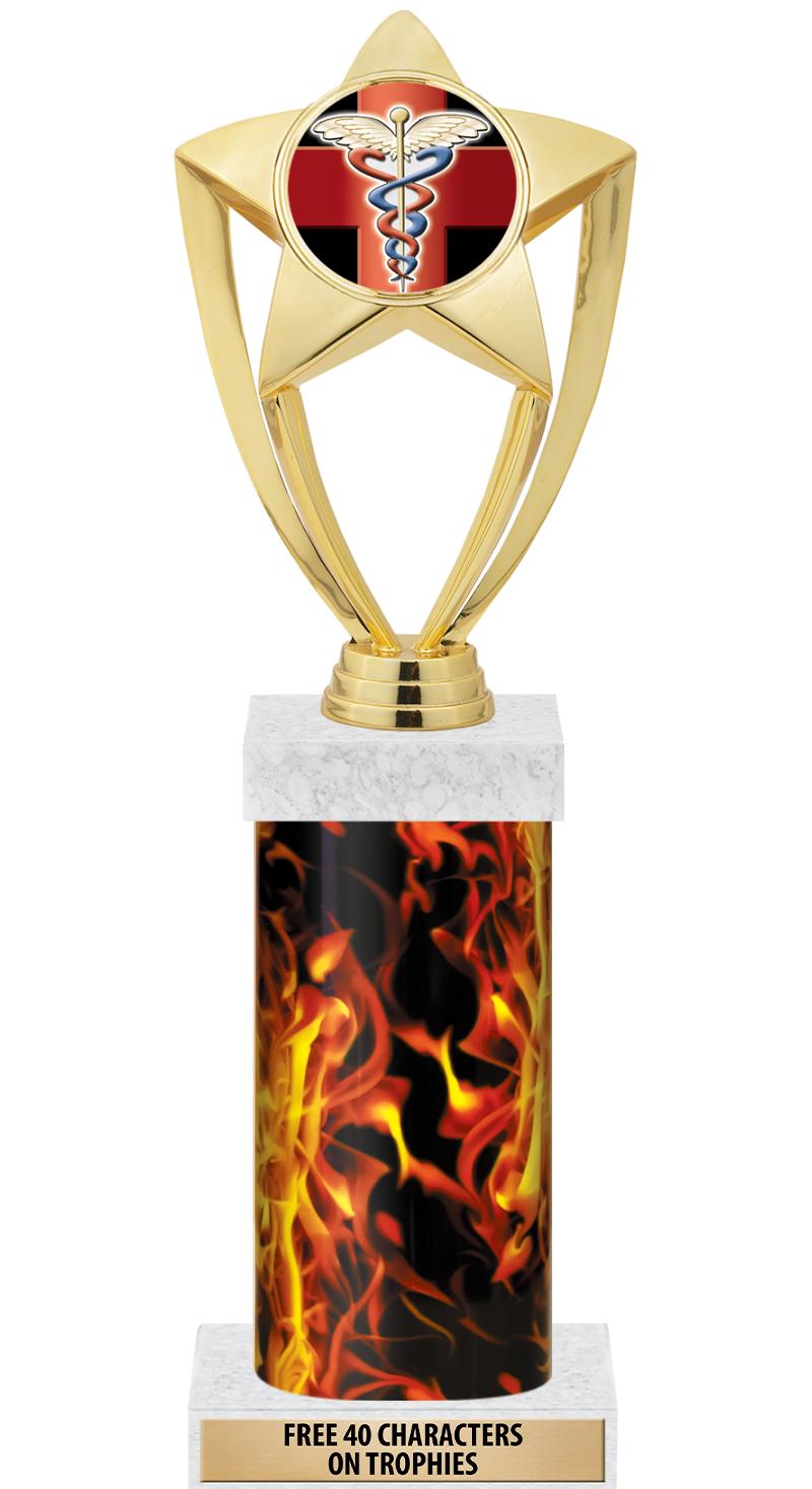 14" INFERNO-GD FIG/SQUARE