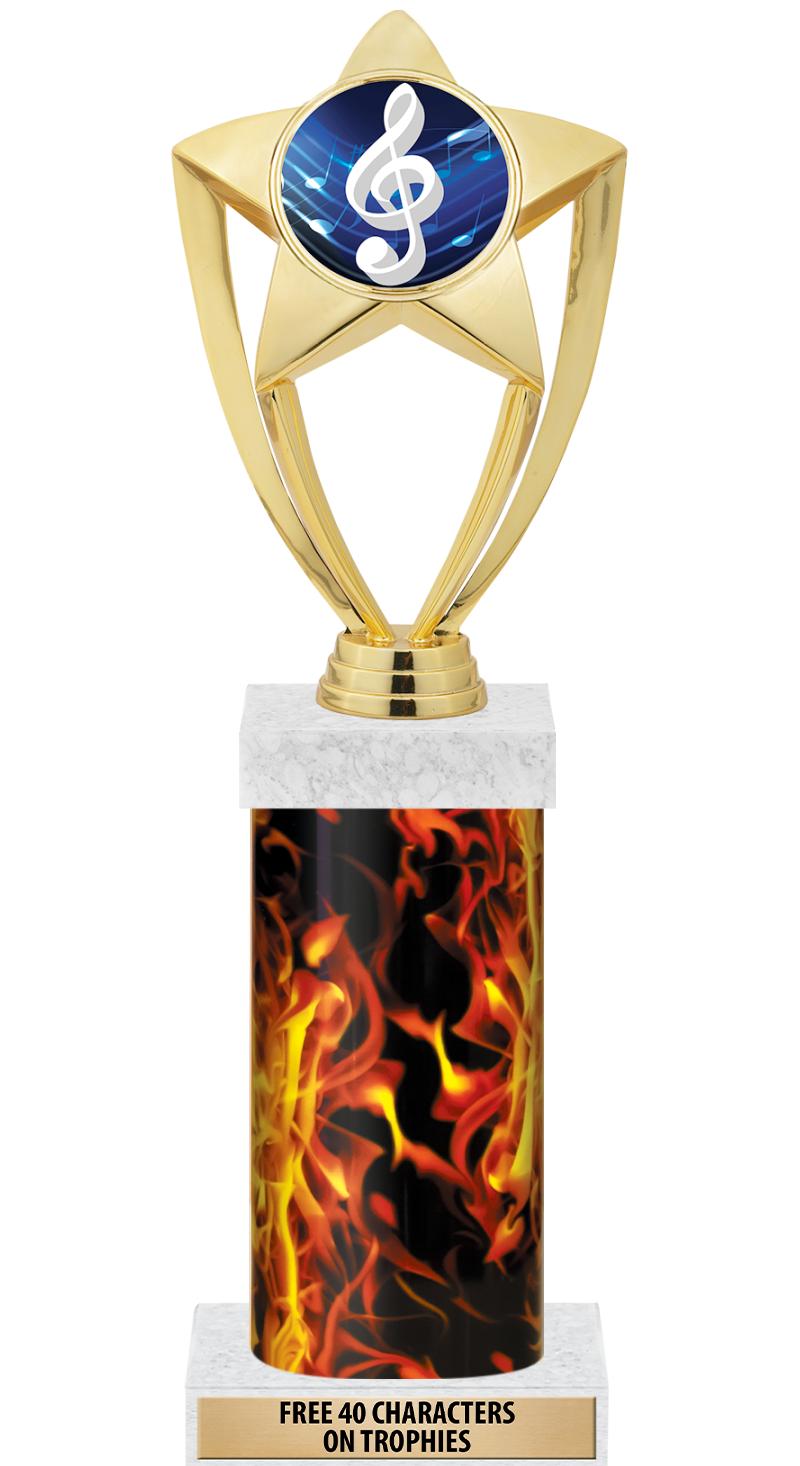 14" INFERNO-GD FIG/SQUARE