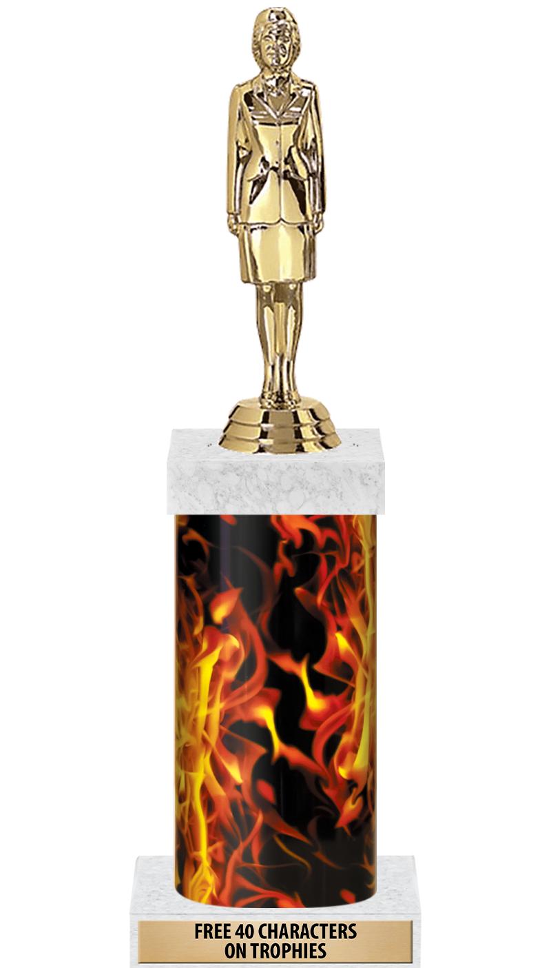 14" INFERNO-GD FIG/SQUARE