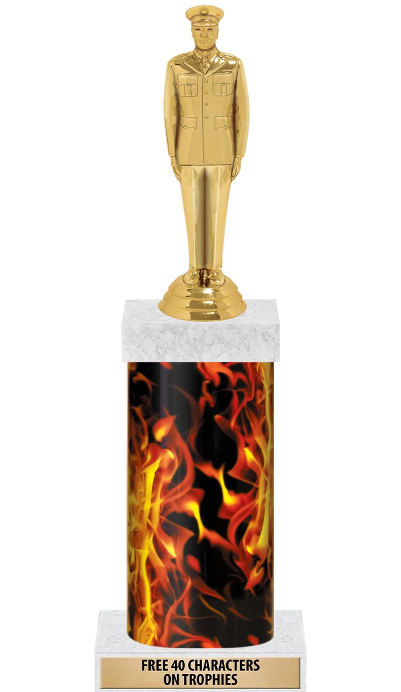 14" INFERNO-GD FIG/SQUARE