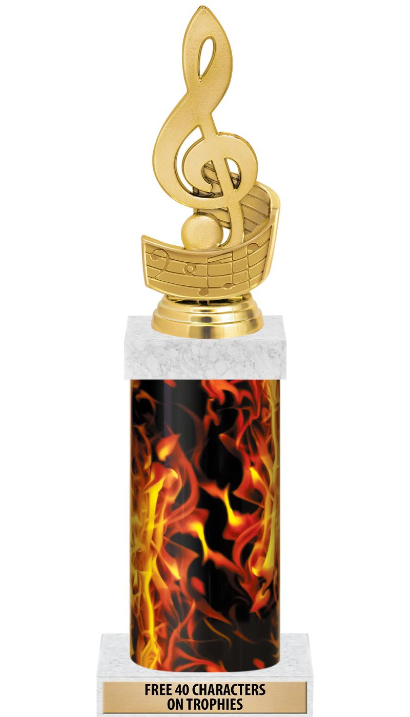 14" INFERNO-GD FIG/SQUARE