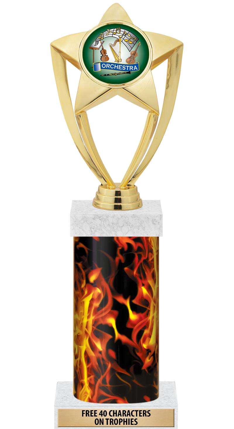 14" INFERNO-GD FIG/SQUARE