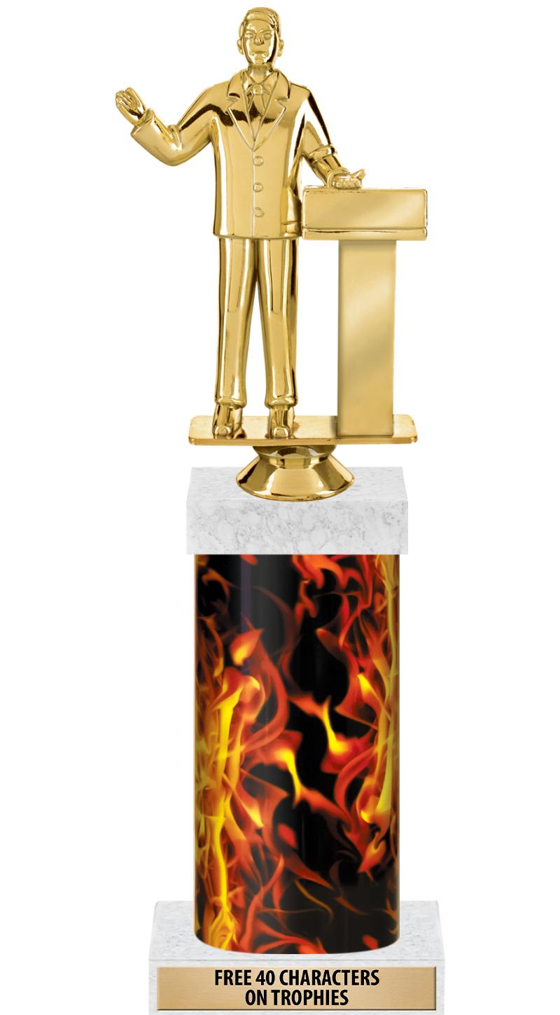 14" INFERNO-GD FIG/SQUARE