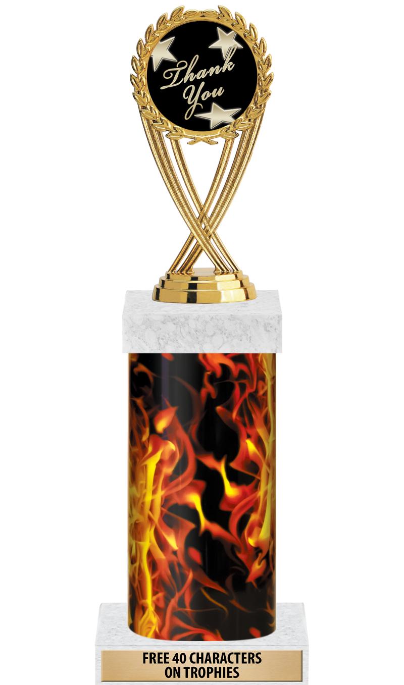 14" INFERNO-GD FIG/SQUARE