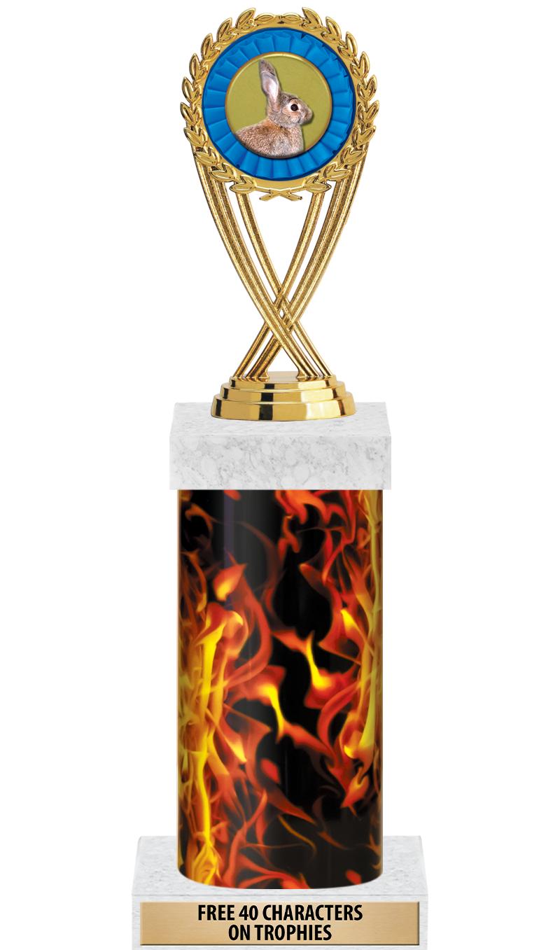 14" INFERNO-GD FIG/SQUARE