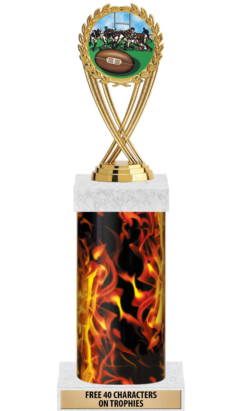 14" INFERNO-GD FIG/SQUARE