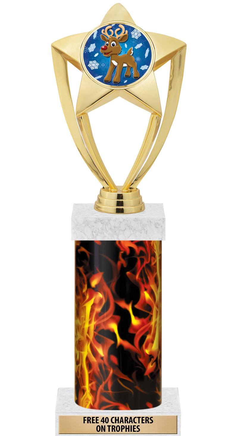 14" INFERNO-GD FIG/SQUARE
