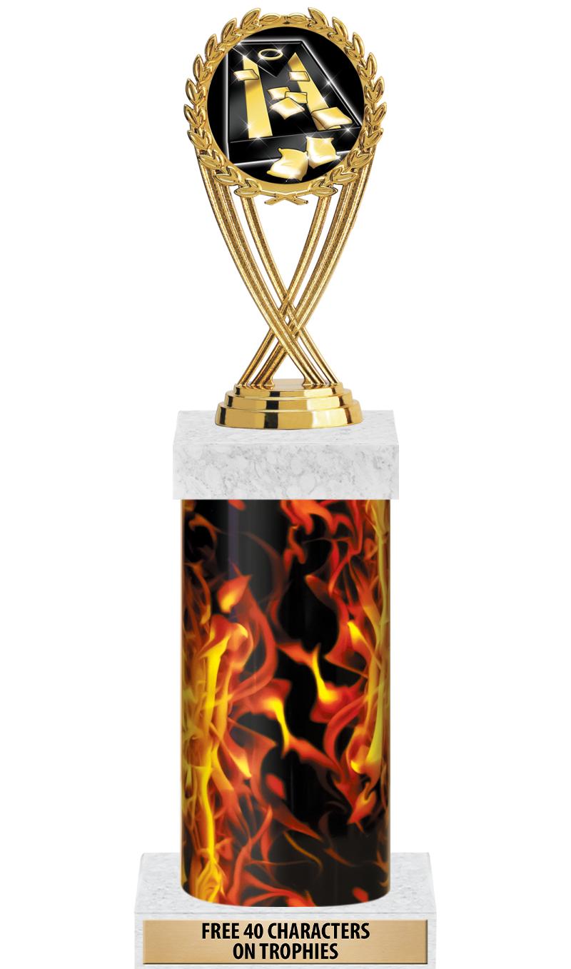 14" INFERNO-GD FIG/SQUARE