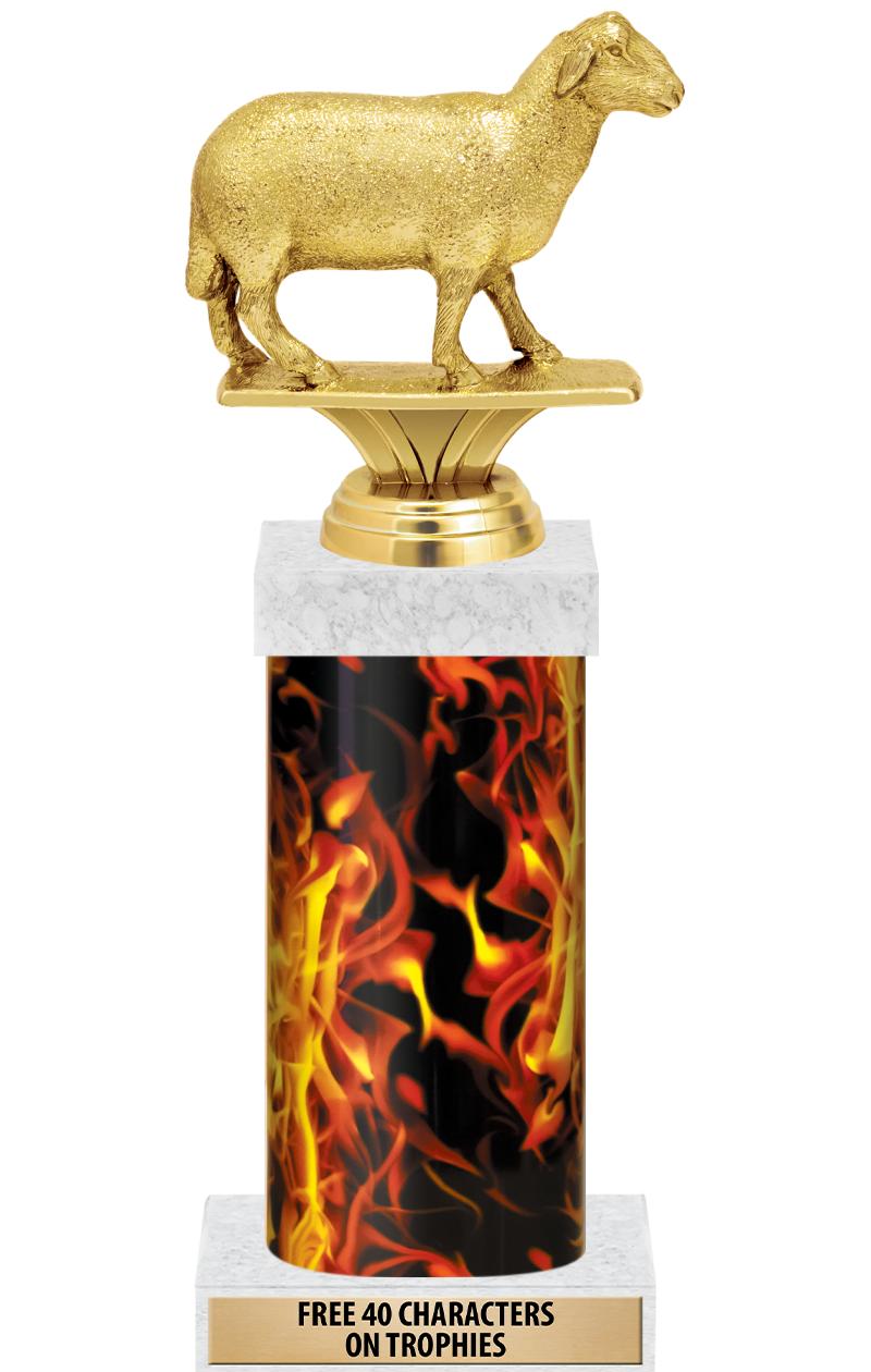 14" INFERNO-GD FIG/SQUARE