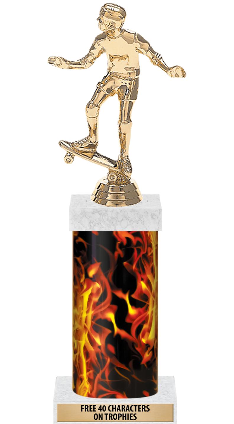 14" INFERNO-GD FIG/SQUARE