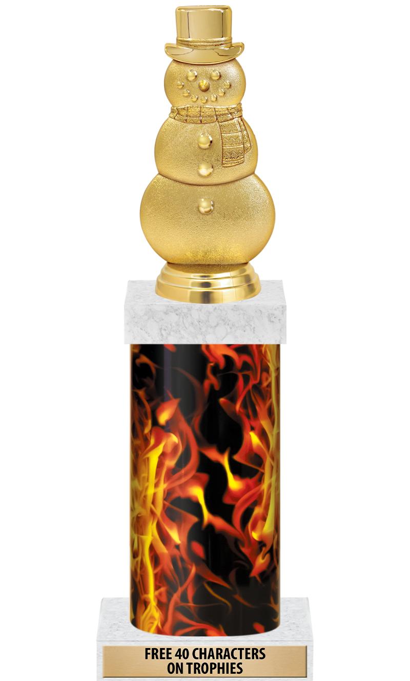 14" INFERNO-GD FIG/SQUARE